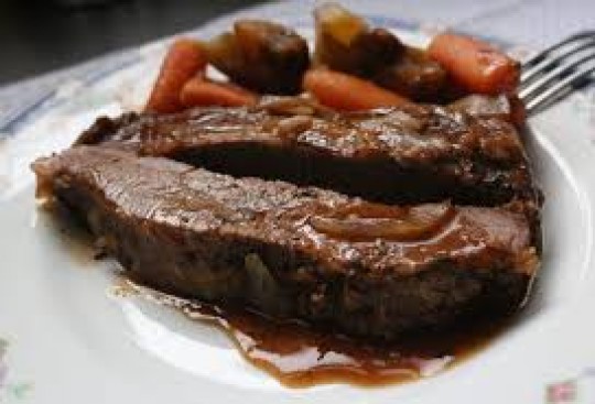 Carne al horno con papas